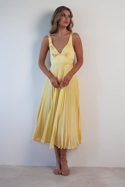 Veloria - Robe maxi plissée fluide