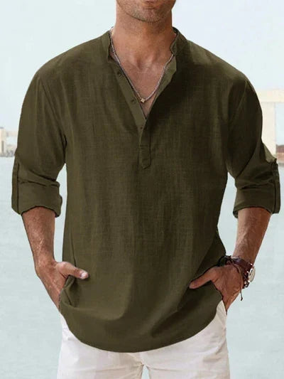 Carter - Chemise en lin pour hommes