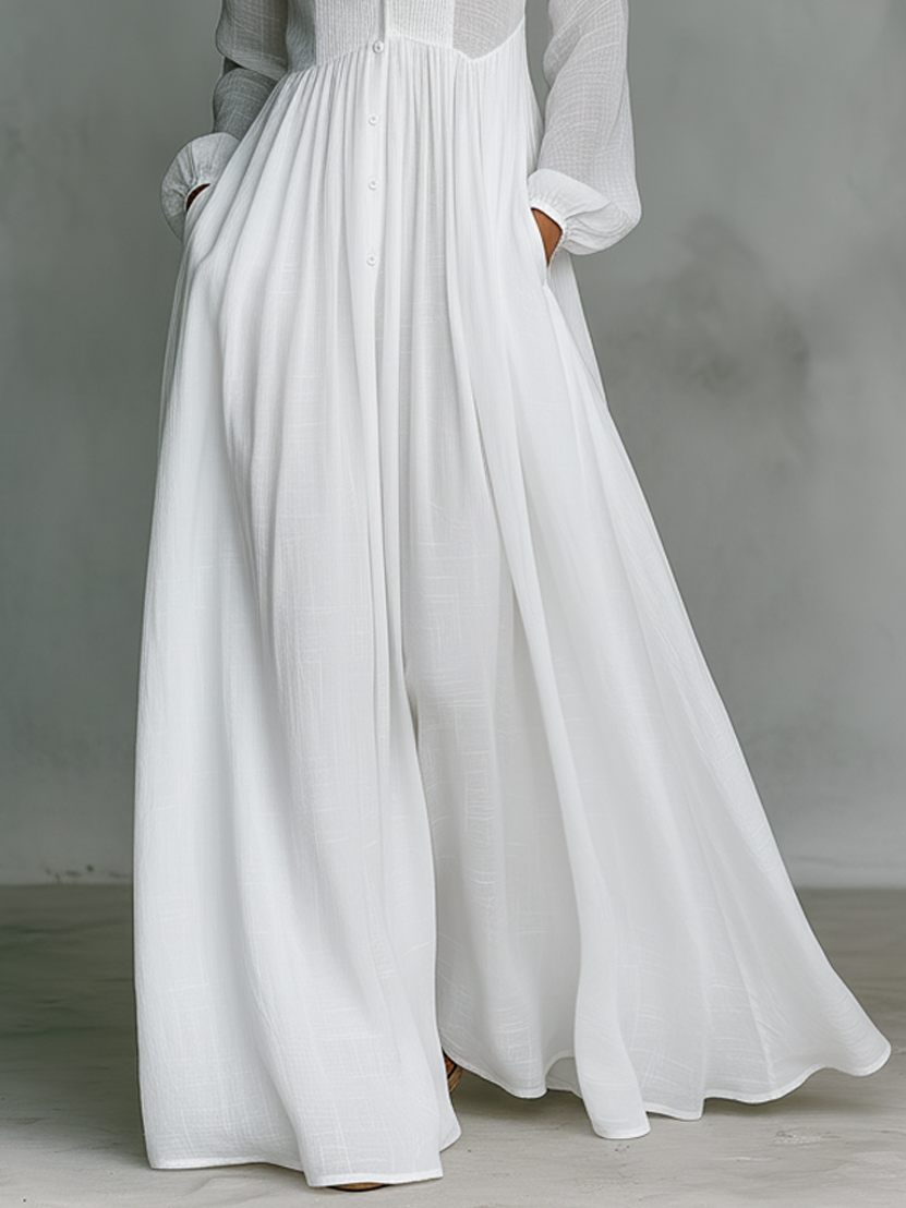 Lakisha - Robe Maxi Patchwork Col Montant