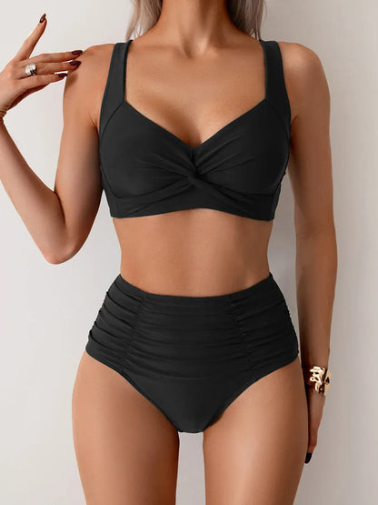 Solara - Ensemble de bikini taille haute