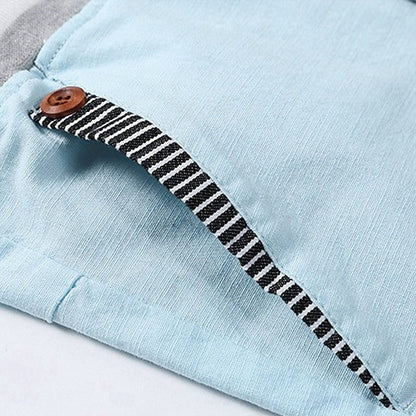 Verdin - Shorts en lin décontractés avec cordon de serrage