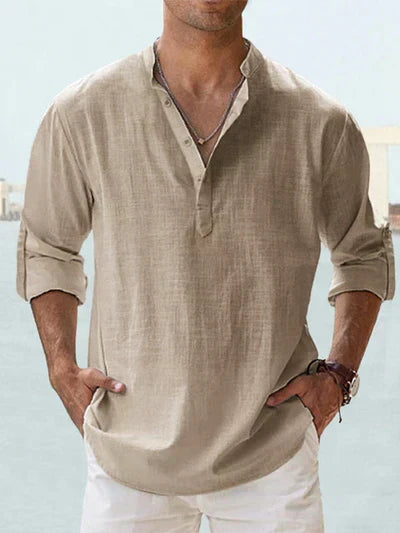 Arron - Chemise en lin classique