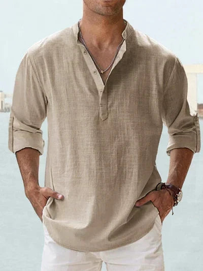 Carter - Chemise en lin pour hommes