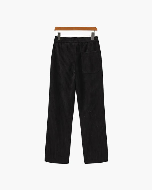 Romelis - Pantalon en velours côtelé droit