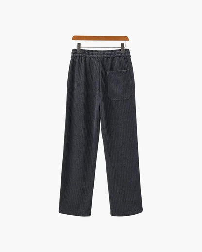 Romelis - Pantalon en velours côtelé droit