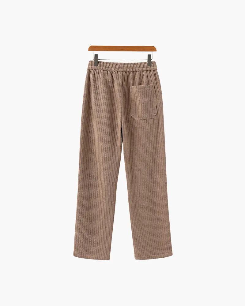 Romelis - Pantalon en velours côtelé droit