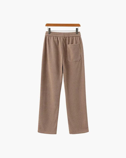 Romelis - Pantalon en velours côtelé droit