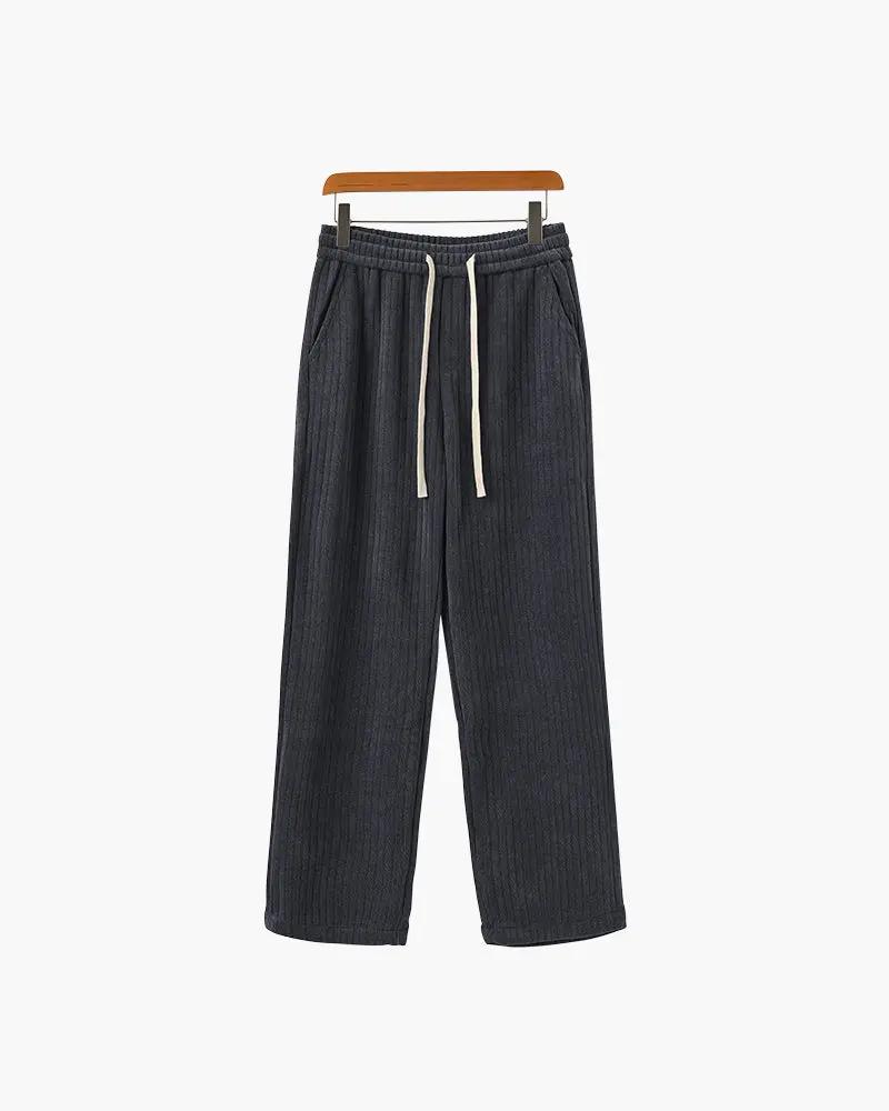 Romelis - Pantalon en velours côtelé droit