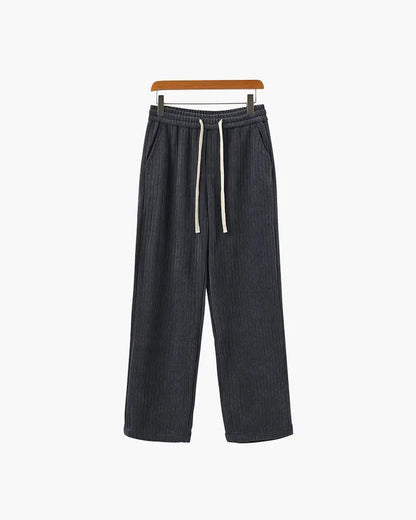 Romelis - Pantalon en velours côtelé droit