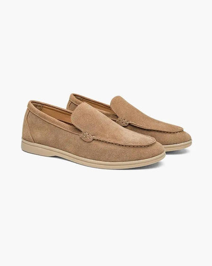 Ardenor - Mocassins en daim avec coutures matelassées