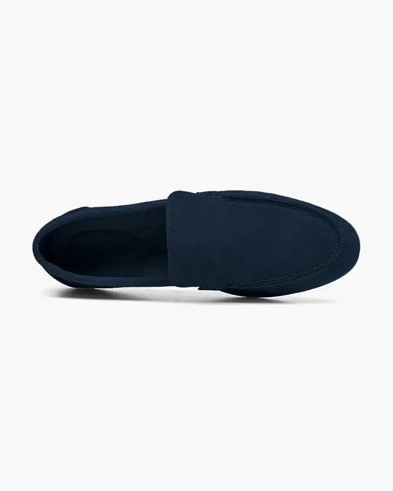 Ardenor - Mocassins en daim avec coutures matelassées