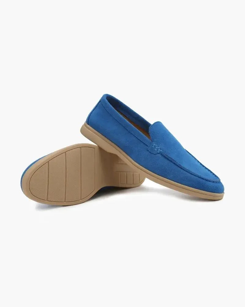 Ardenor - Mocassins en daim avec coutures matelassées