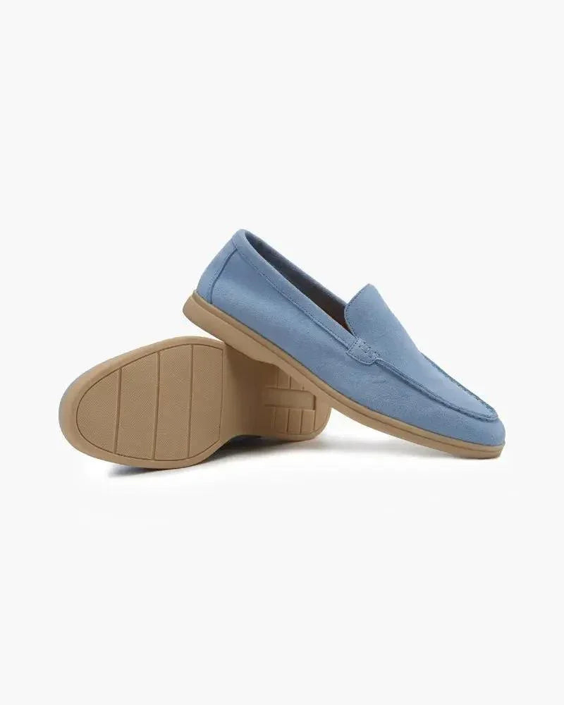 Ardenor - Mocassins en daim avec coutures matelassées