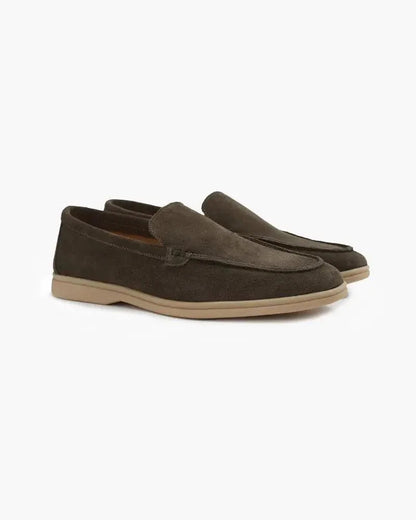 Ardenor - Mocassins en daim avec coutures matelassées
