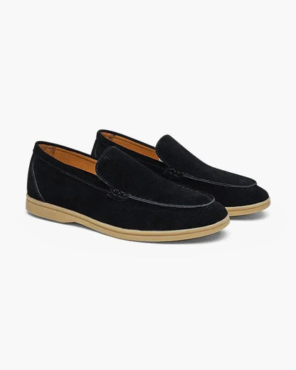 Ardenor - Mocassins en daim avec coutures matelassées