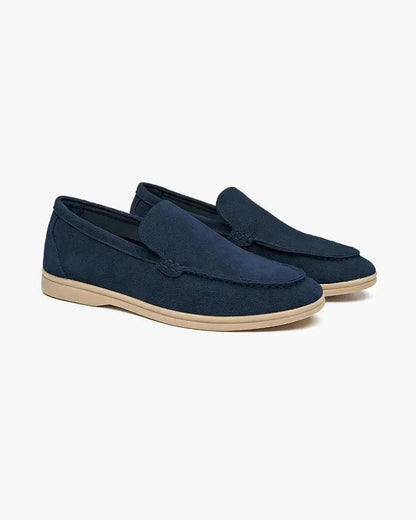 Ardenor - Mocassins en daim avec coutures matelassées