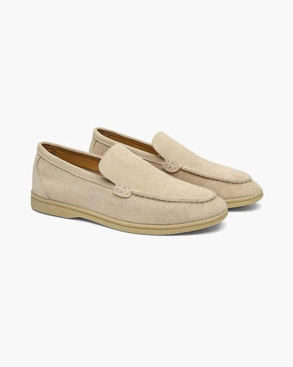 Ardenor - Mocassins en daim avec coutures matelassées