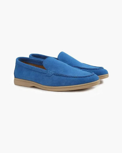 Ardenor - Mocassins en daim avec coutures matelassées