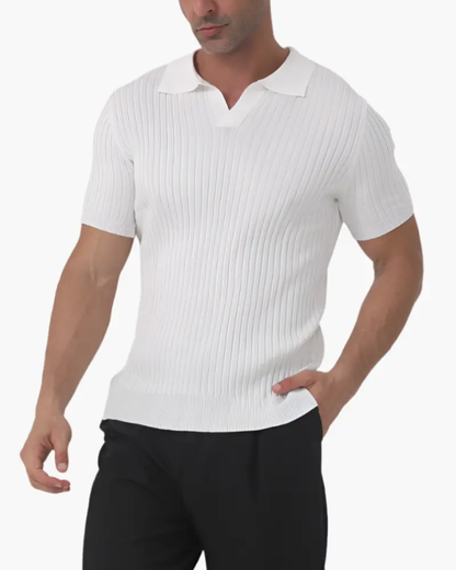 Broderick - Polo en mélange de coton