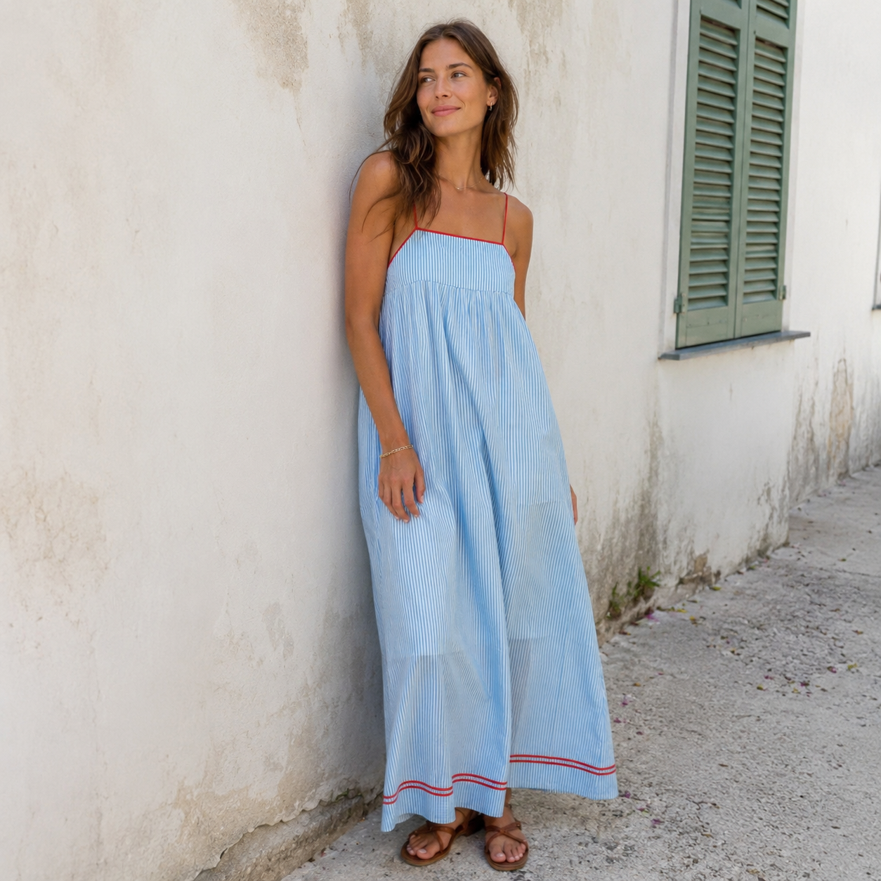 Lidia - Robe maxi d'été légère