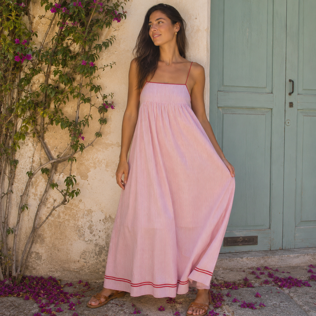 Lidia - Robe maxi d'été légère