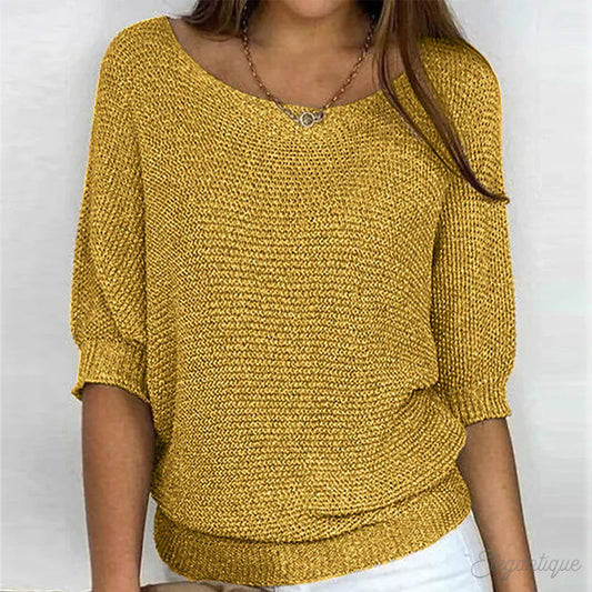 Liviana - Pull en tricot léger à torsades