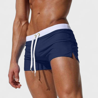 Selvik - Short de bain pour hommes avec cordon de serrage