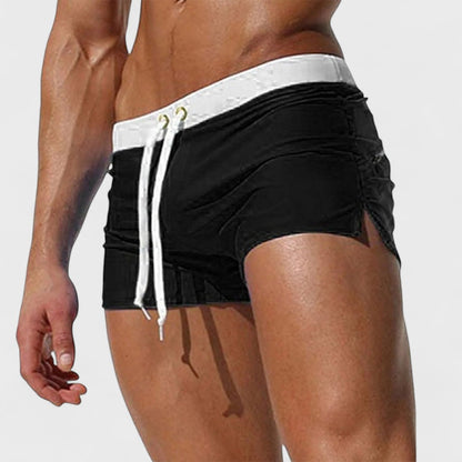 Selvik - Short de bain pour hommes avec cordon de serrage