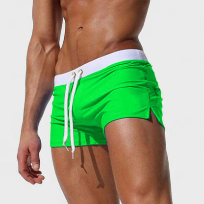 Selvik - Short de bain pour hommes avec cordon de serrage