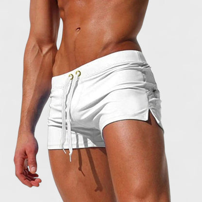 Selvik - Short de bain pour hommes avec cordon de serrage