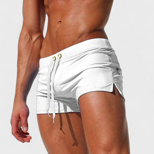 Selvik - Short de bain pour hommes avec cordon de serrage