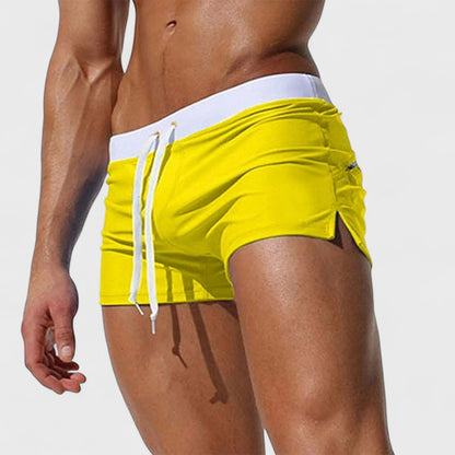 Selvik - Short de bain pour hommes avec cordon de serrage
