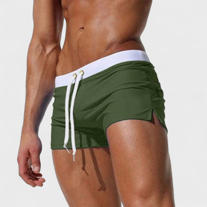 Selvik - Short de bain pour hommes avec cordon de serrage