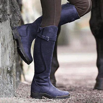Lavinia - Bottes d'équitation en cuir vegan imperméables